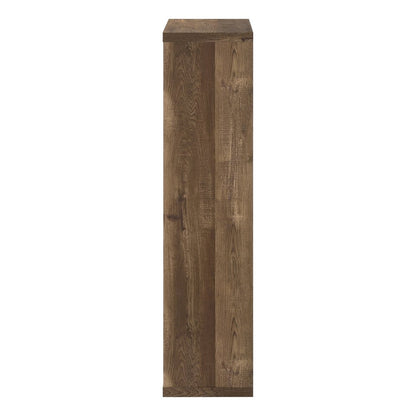 White Wood Adjustable Four Tier Bookcase
