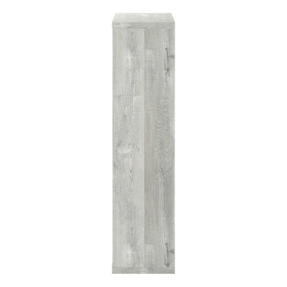 White Wood Adjustable Four Tier Bookcase