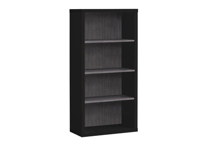 White Wood Adjustable Four Tier Bookcase