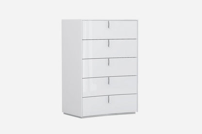 62" X 19" X 30" White  Dresser