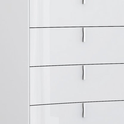 62" X 19" X 30" White  Dresser