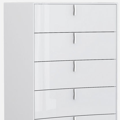 62" X 19" X 30" White  Dresser