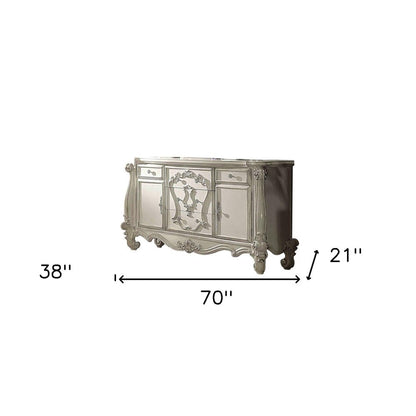 47" White Solid Wood Standard Chest