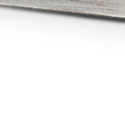 35" White and Natural Wood Indoor Outdoor Tray With Handles