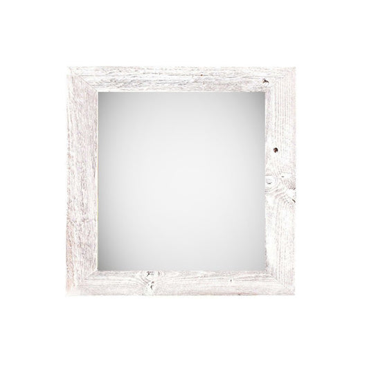 12" x 12" White Solid Wood Tabletop Picture Frame