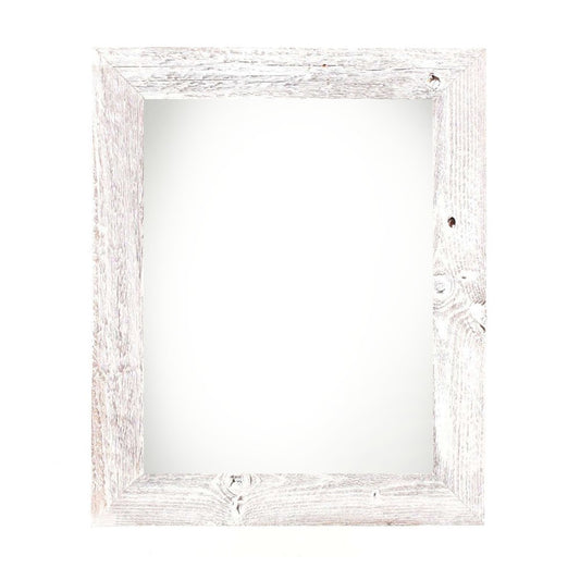22" x 28" White Solid Wood Hanging Picture Frame