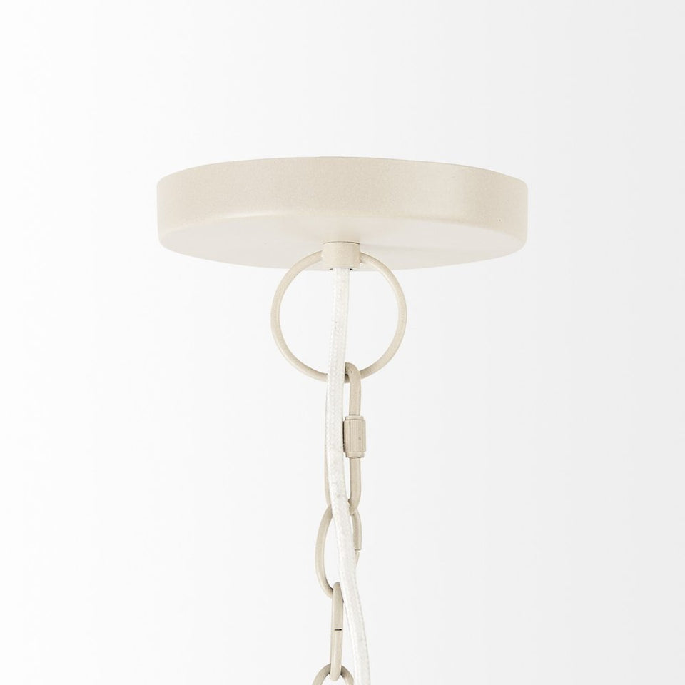 Light Brown Six Tier Hanging Chandelier