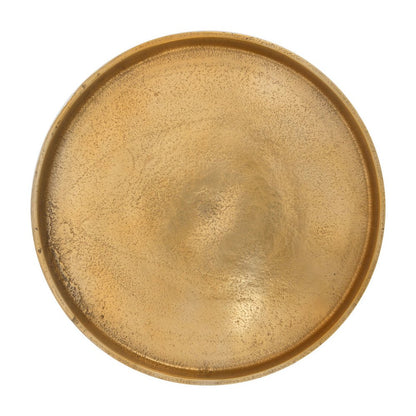 Set Of Two 13" Gold Nested Tables