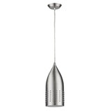 Silver Hanging Light with Glass Studs