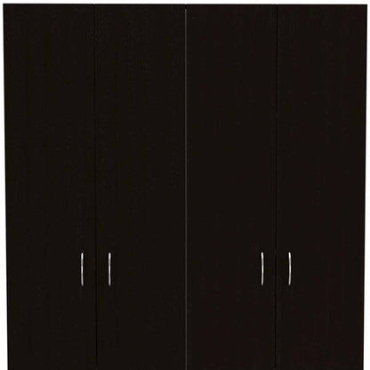 71" Black and White Single Drawer Combo Dresser