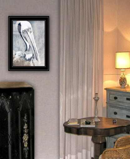 Pelican 2 Black Framed Print Kitchen Wall Art