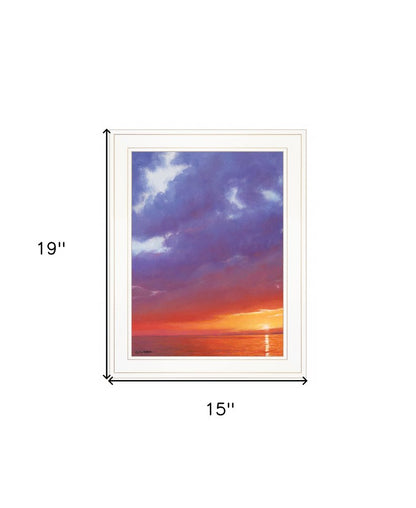 Certain Glow 2 White Framed Print Wall Art