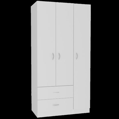 71" Light Oak Manufactured Wood Two Drawer Combo Dresser