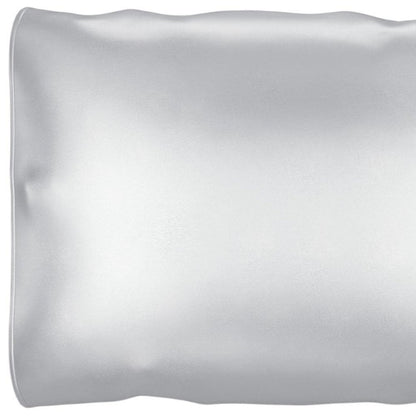 Silver Silk Open Ended Pillowcase
