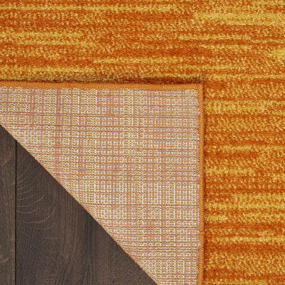 3' X 5' Orange Indoor Outdoor Area Rug