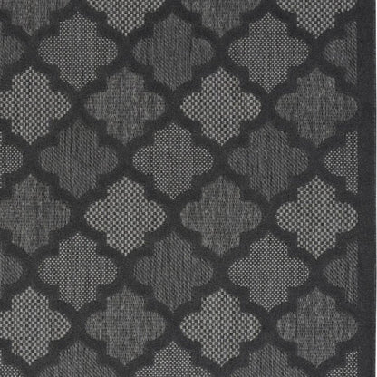 4' X 6' Charcoal Indoor Outdoor Area Rug