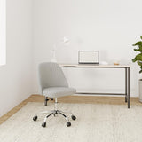 Office Desk Chair, Modern Cute Rolling Vanity Swivel Task Chairs with Wheels, Comfortable Back Seat Armless for Home, Bedrooms, Office, Study, Student, Adults, Make-Up, Dressing Room, Cloud-1