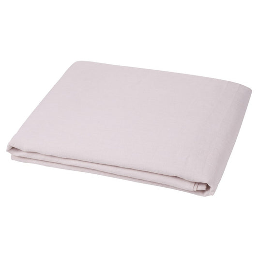 Light Pink Linen Full Double Flat Sheet