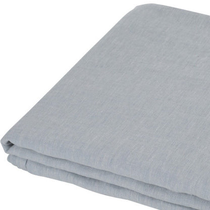 Light Pink Linen Twin Flat Sheet