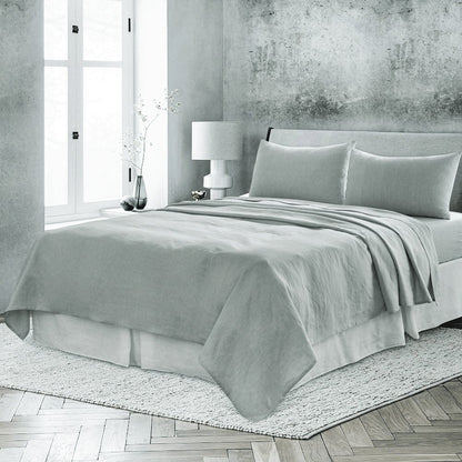Light Pink Linen Full Double Flat Sheet