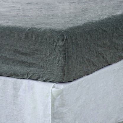 Light Pink Linen California King Fitted Sheet