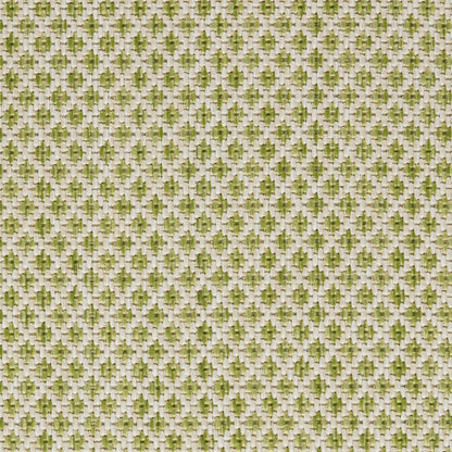 8' X 10' Green And Ivory Indoor Outdoor Area Rug