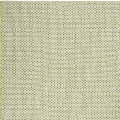 6' X 9' Green Geometric Power Loom Area Rug