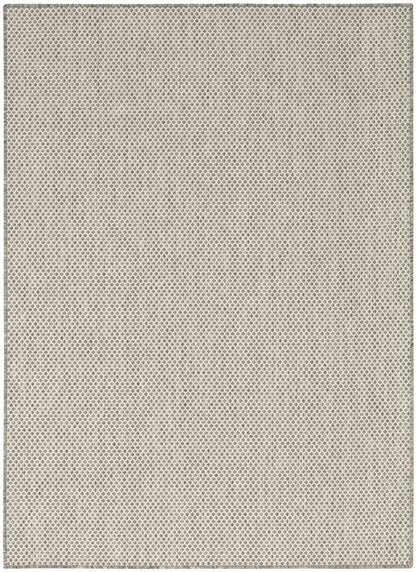 4' X 6' Ivory Geometric Power Loom Area Rug