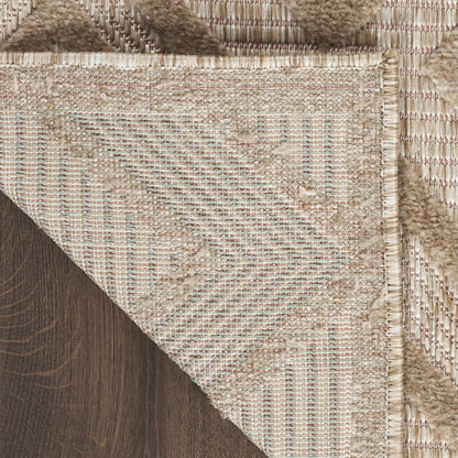 9' X 12' Beige Indoor Outdoor Area Rug