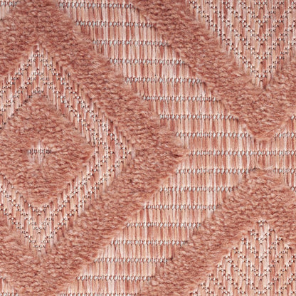 8' X 10' Orange Indoor Outdoor Area Rug