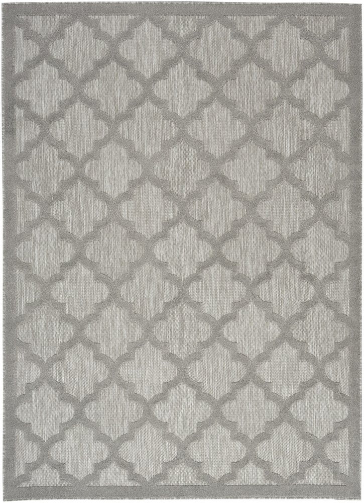 6' X 9' Cream Geometric Flatweave Area Rug