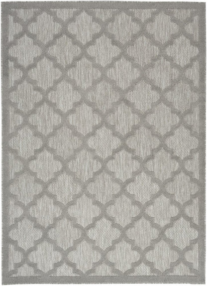 6' X 9' Cream Geometric Flatweave Area Rug