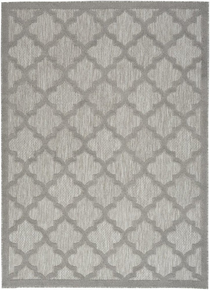 6' X 9' Cream Geometric Flatweave Area Rug
