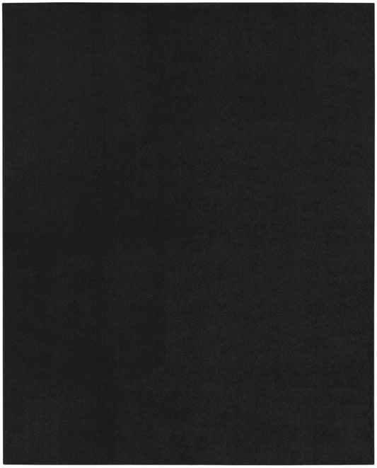 12' X 15' Black Indoor Outdoor Area Rug