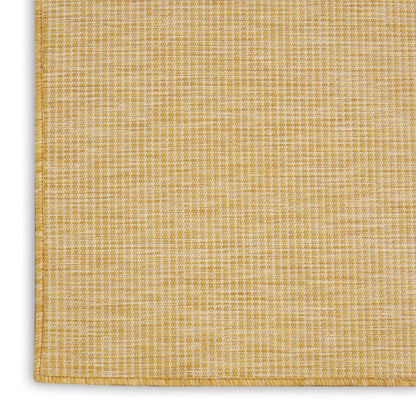8' Yellow Indoor Outdoor Runner Rug