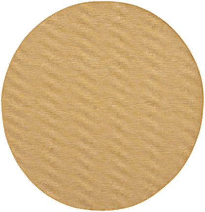 6' Yellow Indoor Outdoor Area Rug
