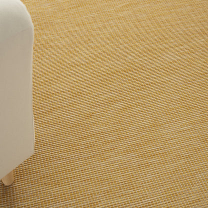 4' X 6' Yellow Indoor Outdoor Area Rug