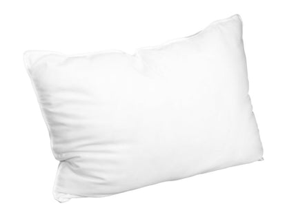 Set of Two Microfiber Down Alternative Medium Hypoallergenic King Size Bed Pillows