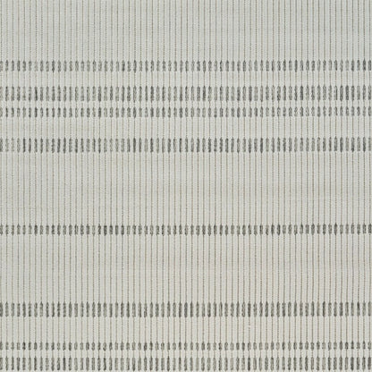 3' X 5' Cream and Beige Striped Distressed Indoor Outdoor Area Rug