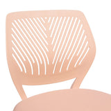 Blue and White Adjustable Height Swivel Rolling Office Chair