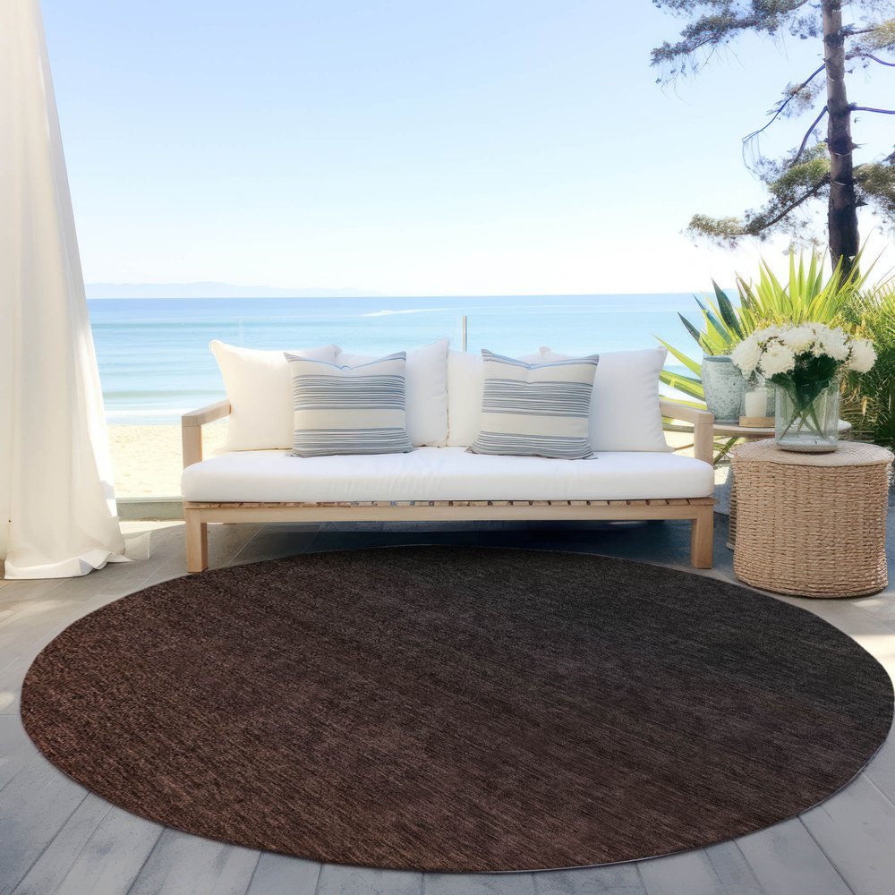 3' X 5' Orange And Charcoal Abstract Washable Indoor Outdoor Area Rug