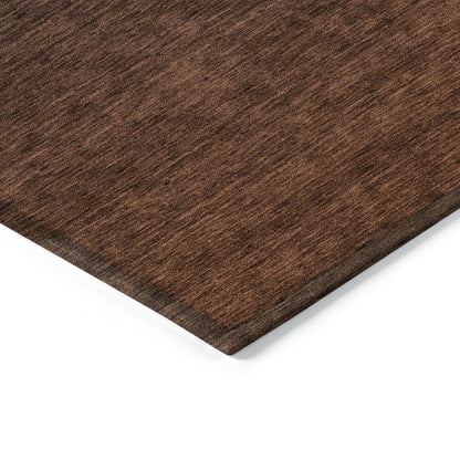 3' X 5' Orange And Charcoal Abstract Washable Indoor Outdoor Area Rug