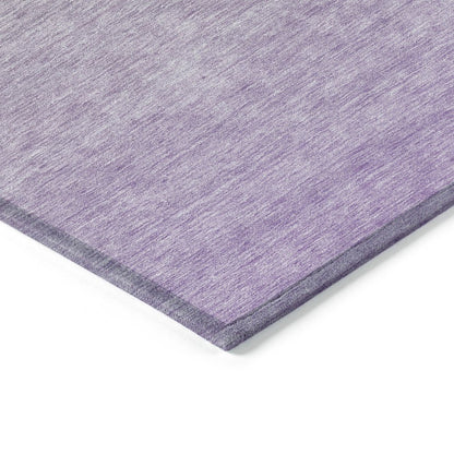 3' X 5' Artichoke Green And Lavender Ombre Washable Indoor Outdoor Area Rug
