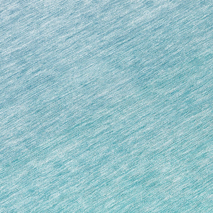 3' X 5' Sky Blue And Teal Blue Ombre Washable Indoor Outdoor Area Rug