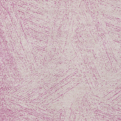 3' X 5' Pink And Ivory Abstract Washable Indoor Outdoor Area Rug