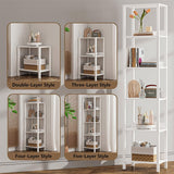 6 Tier Bookshelf with Anti-Fall Baffle, Tall 64.79" Bookcase with DIY Shelves, Industrial Book Shelf Storage Organizer, Display Free Standing Shelf Unit for Bedroom, Living Room, Office, White-2