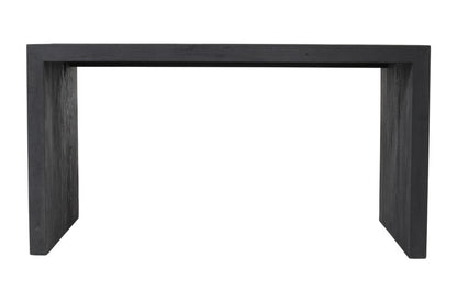 56" Graphite Reclaimed Wood Sled Writing Desk