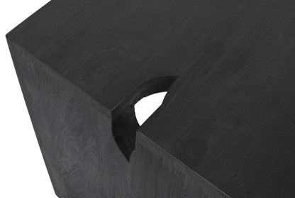 56" Graphite Reclaimed Wood Sled Writing Desk