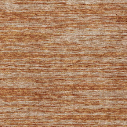 3' X 5' Copper And Rust Abstract Washable Indoor Outdoor Area Rug
