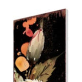 42" Black Tan And Orange Solid Wood Squirrels Garden Stake